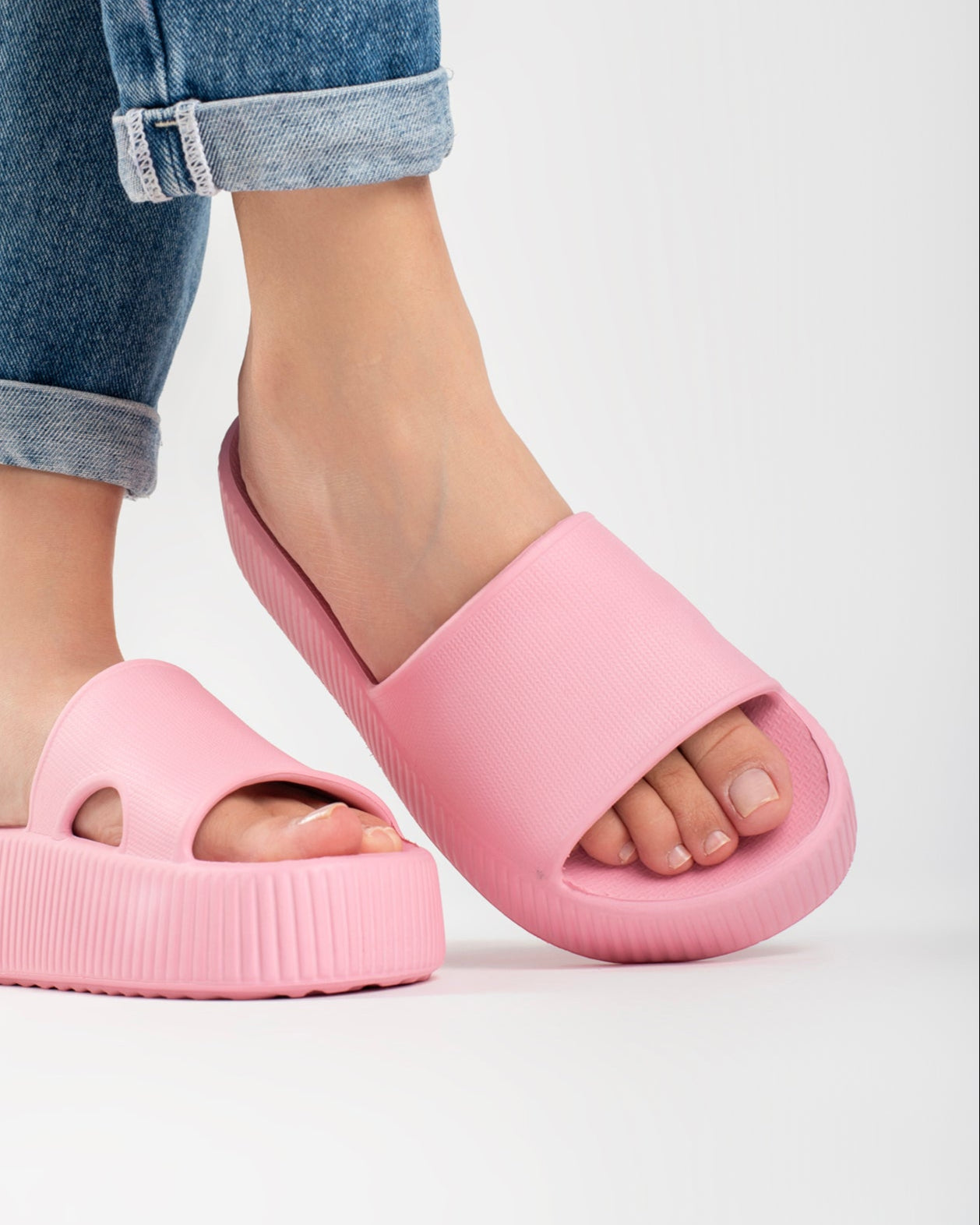 Baby Pink Pillow Chinelo Slide Tamanco Feminino