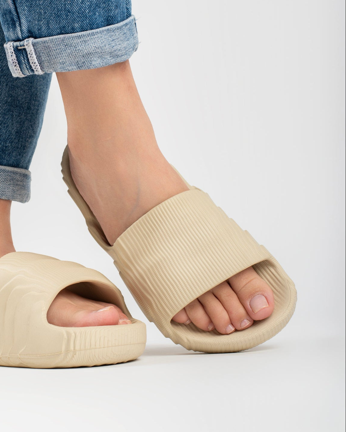 Cream 3D Chinelo Slide Feminino