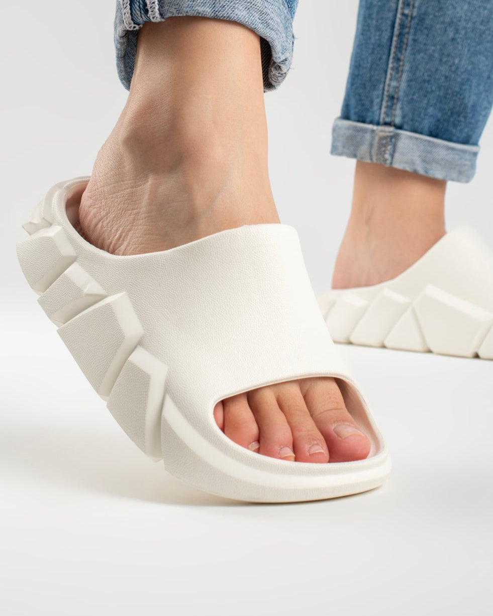 White Gravix Chinelo Slide Feminino