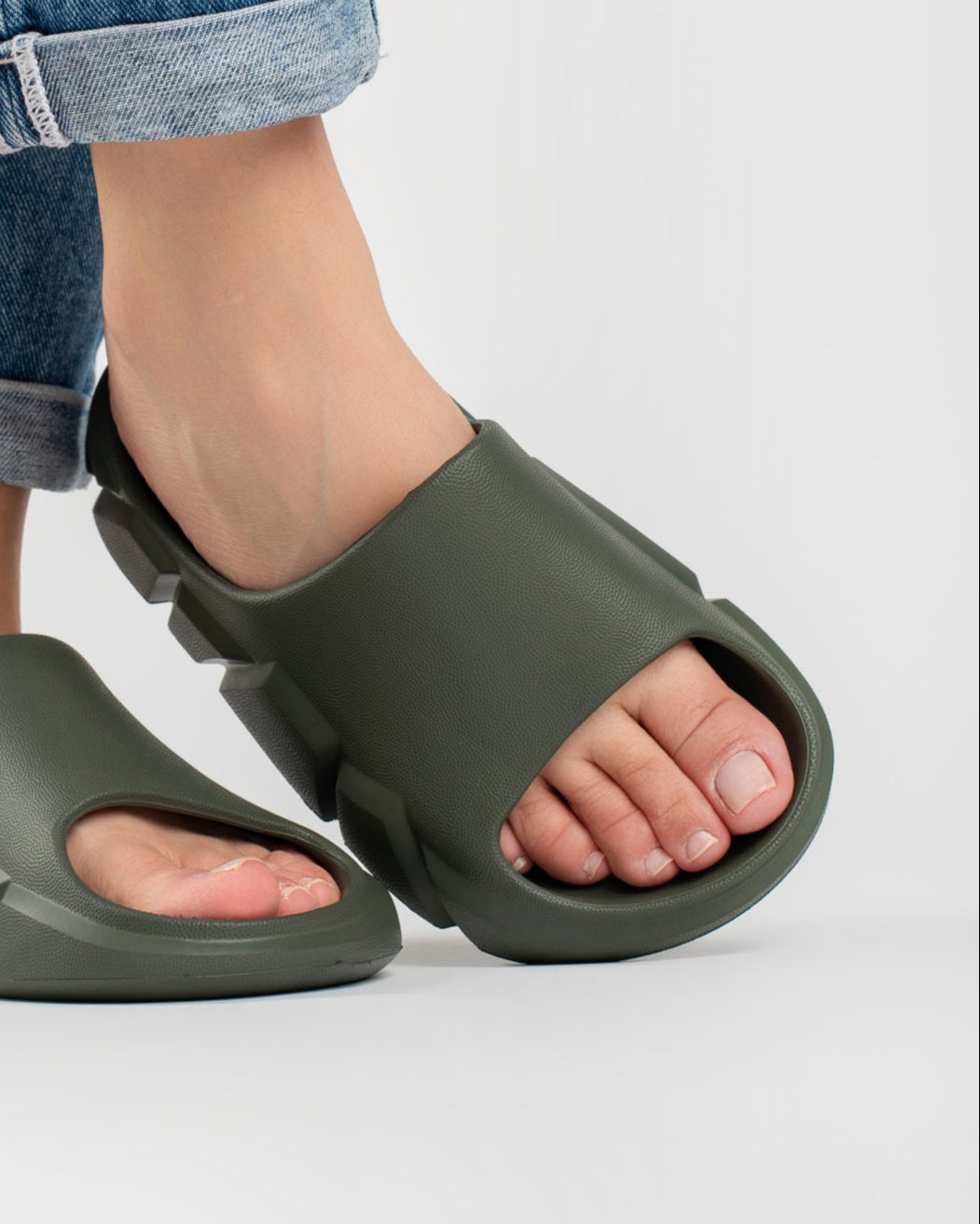 Green Gravix Chinelo Slide Feminino