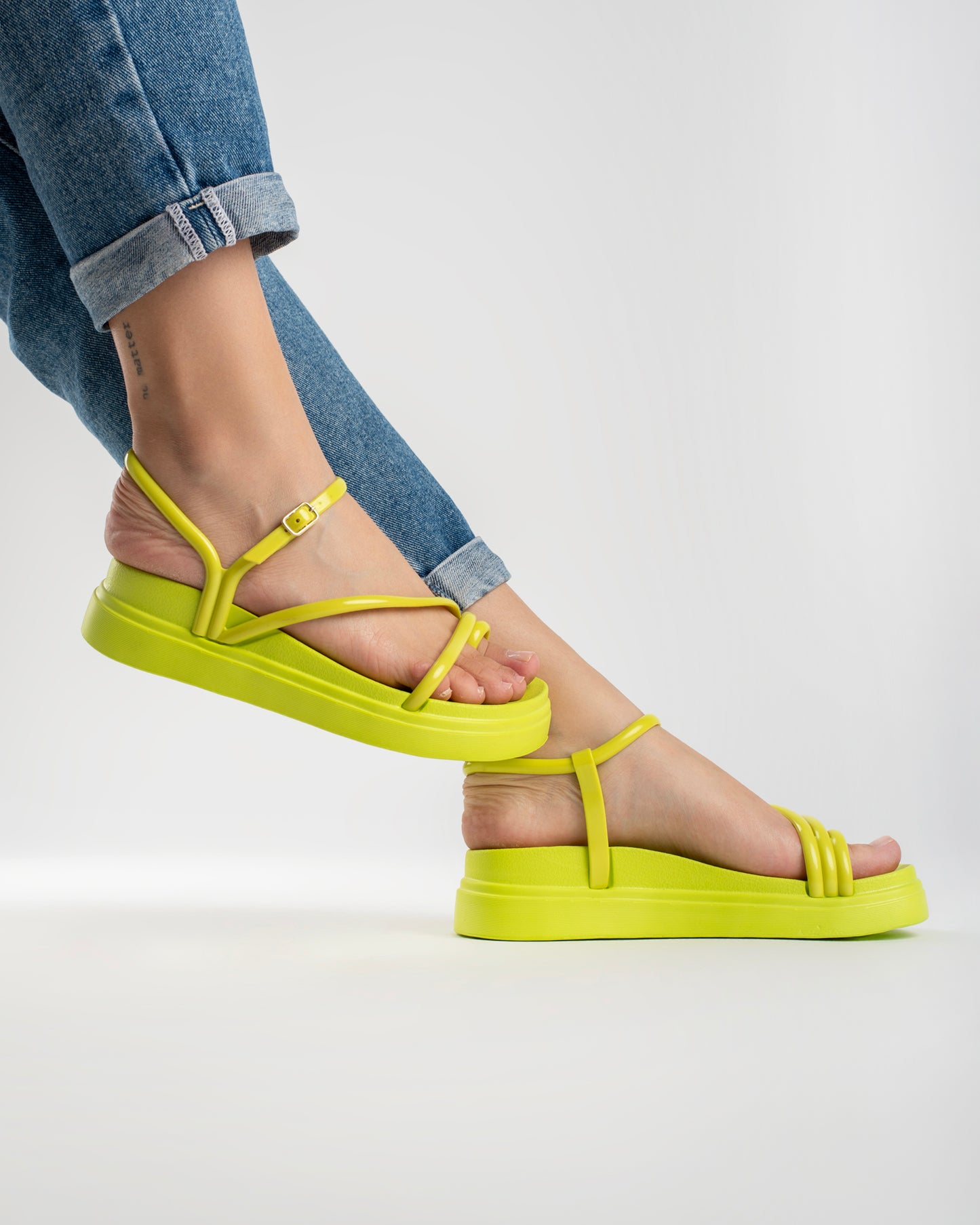 Lime Star Sandália Feminino