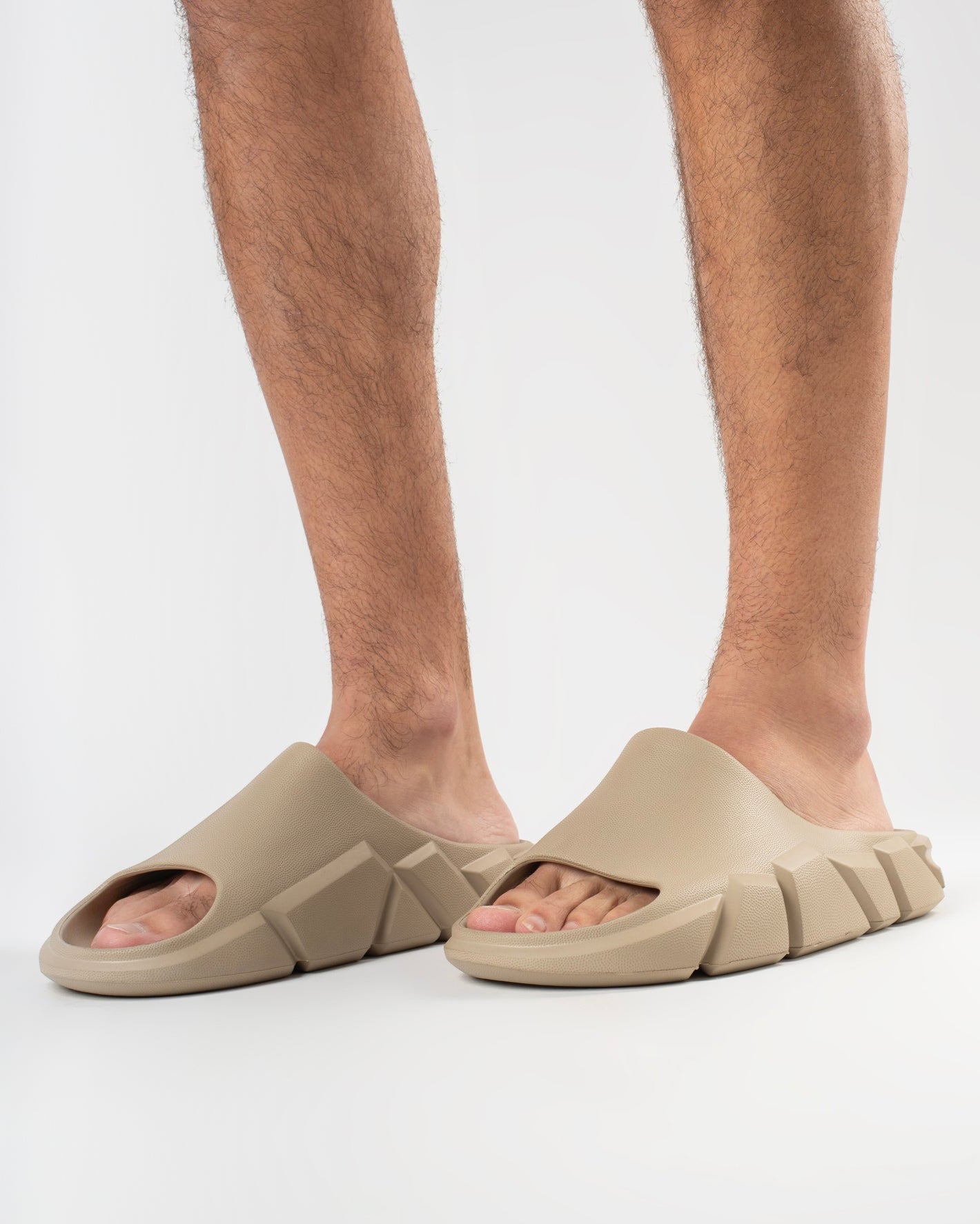 Beige Gravix Chinelo Slide Masculino