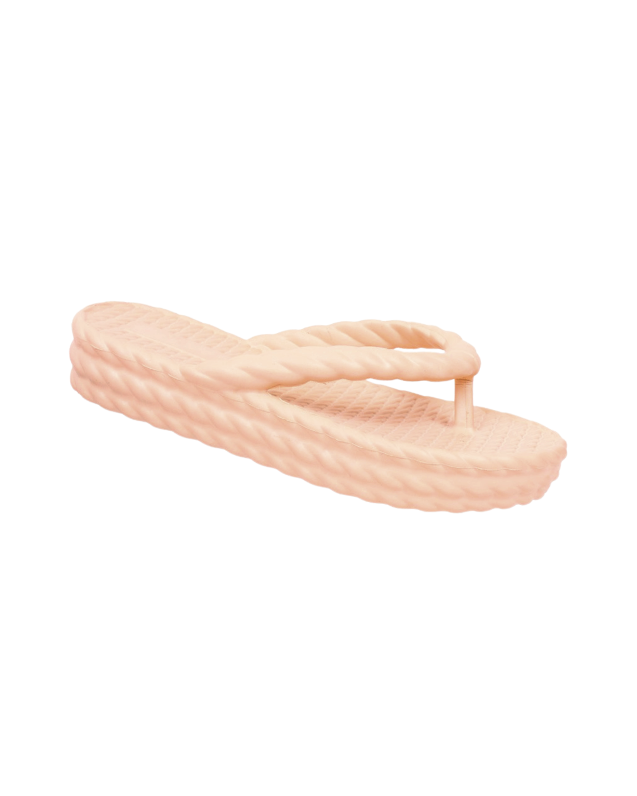 Cream Three Braid Sandália Plataforma Feminino