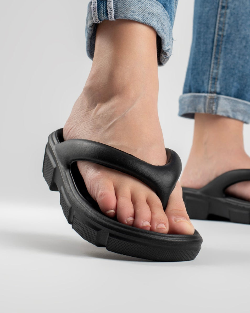 Black Cushion Tamanco Feminino