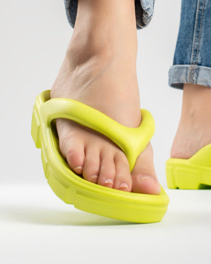 Lime Cushion Tamanco Feminino