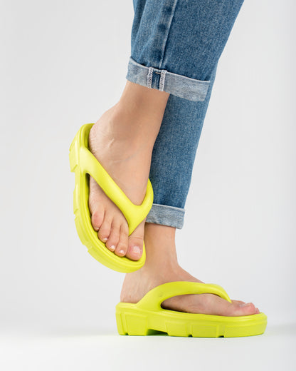 Lime Cushion Tamanco Feminino