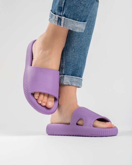Purple Cloud Chinelo Slide Feminino