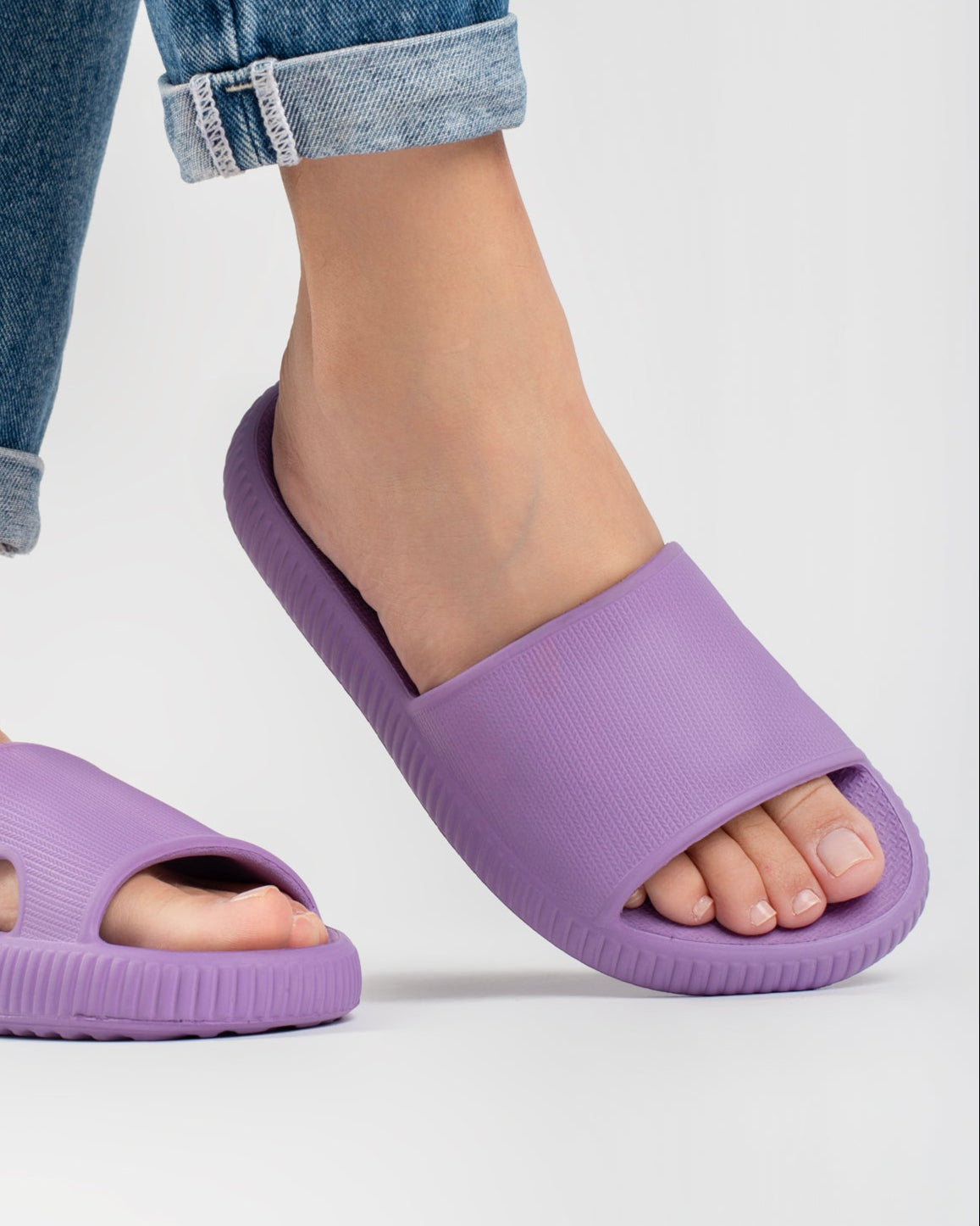 Purple Cloud Chinelo Slide Feminino
