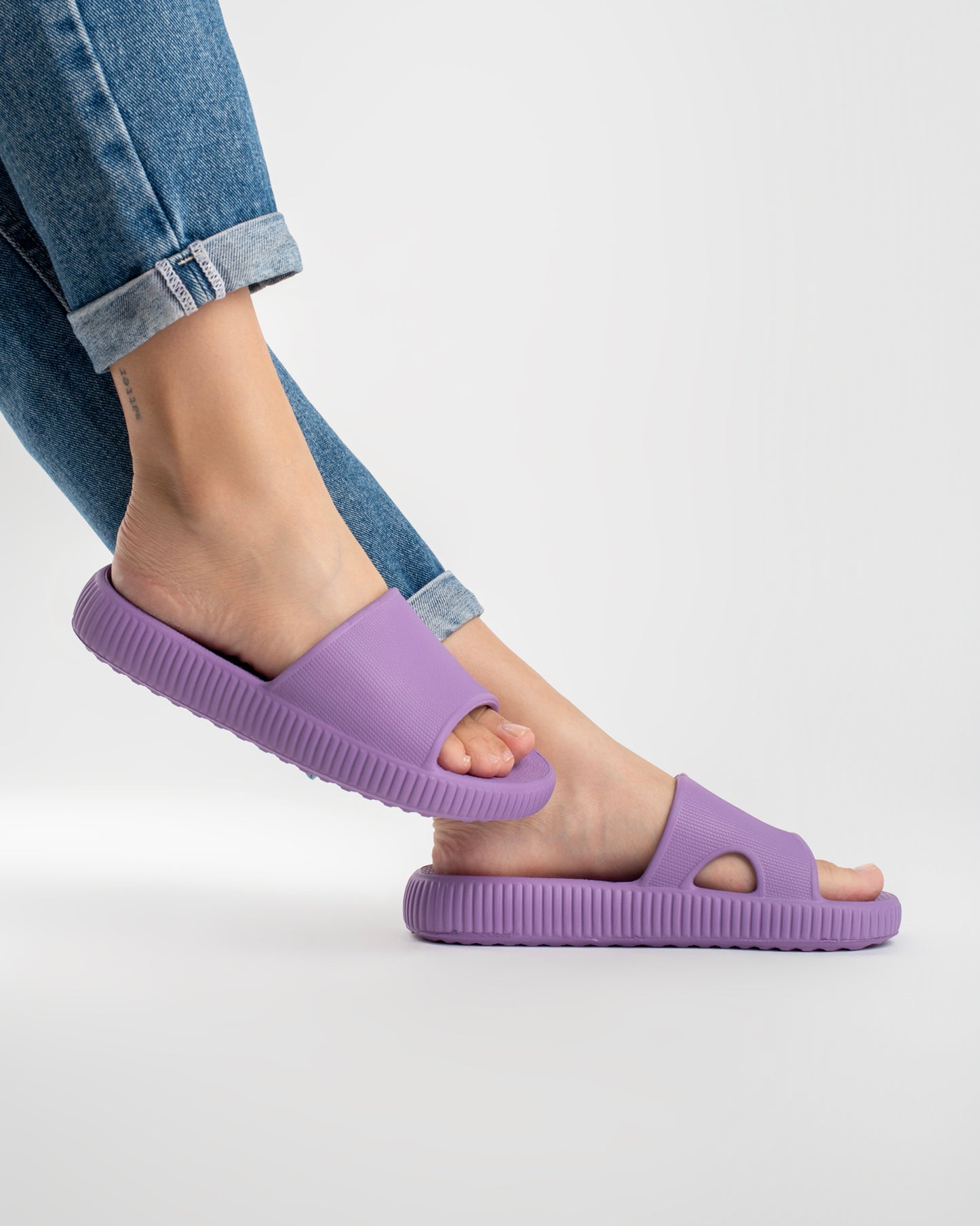 Purple Cloud Chinelo Slide Feminino