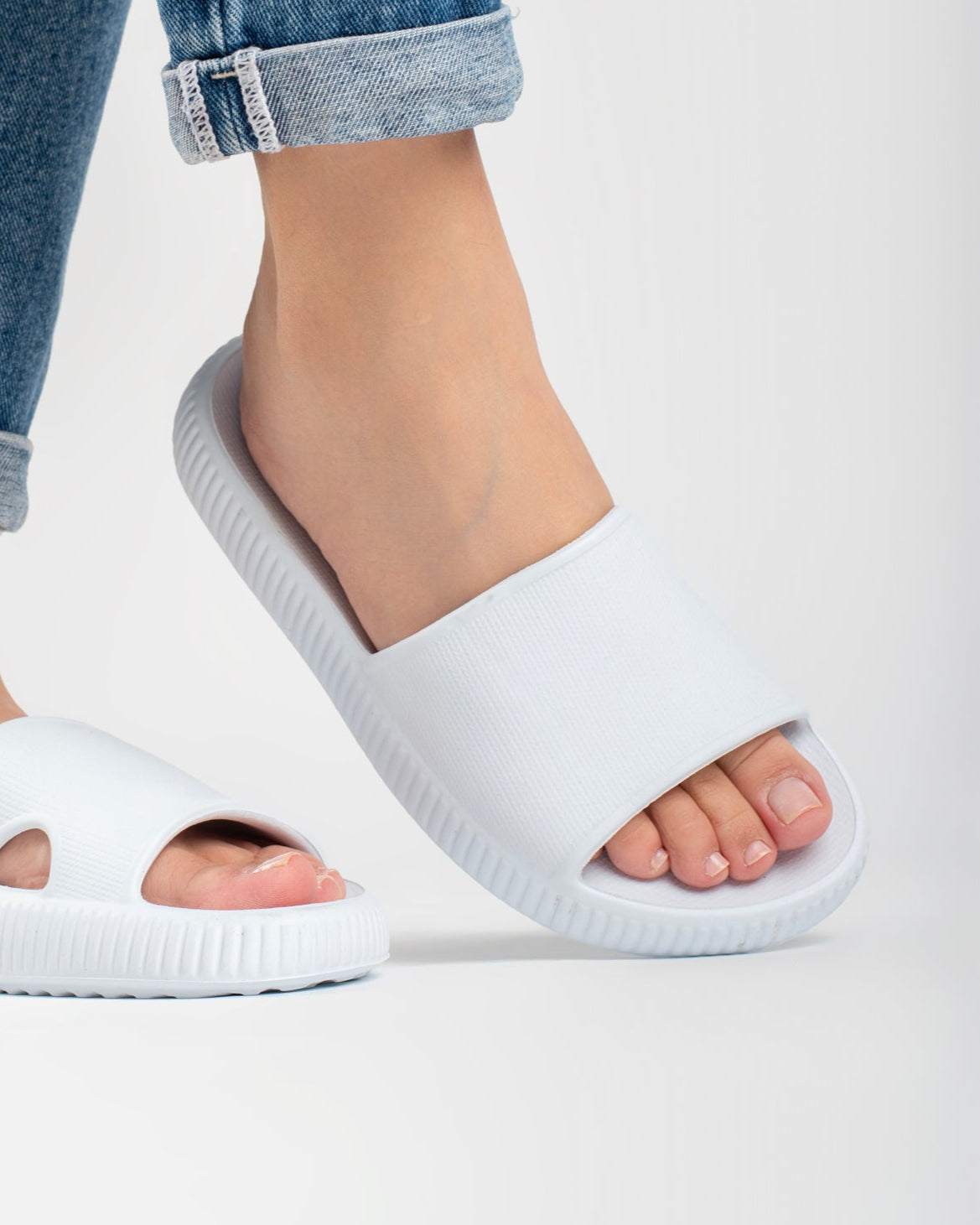 White Cloud Chinelo Slide Feminino