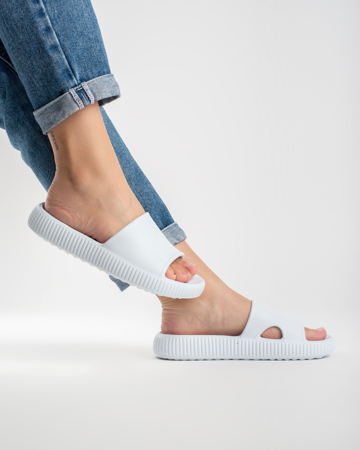 White Cloud Chinelo Slide Feminino