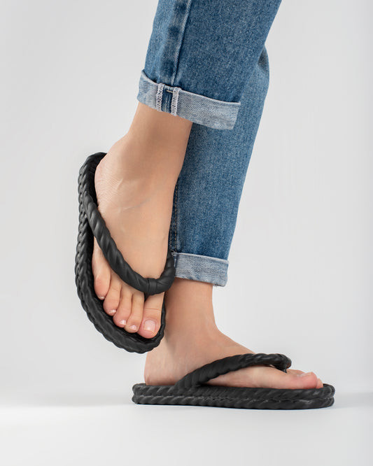 Black Braid Chinelo Feminino