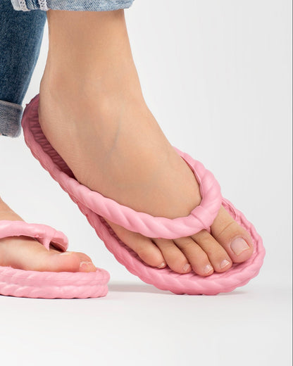 Baby Pink Braid Chinelo Feminino
