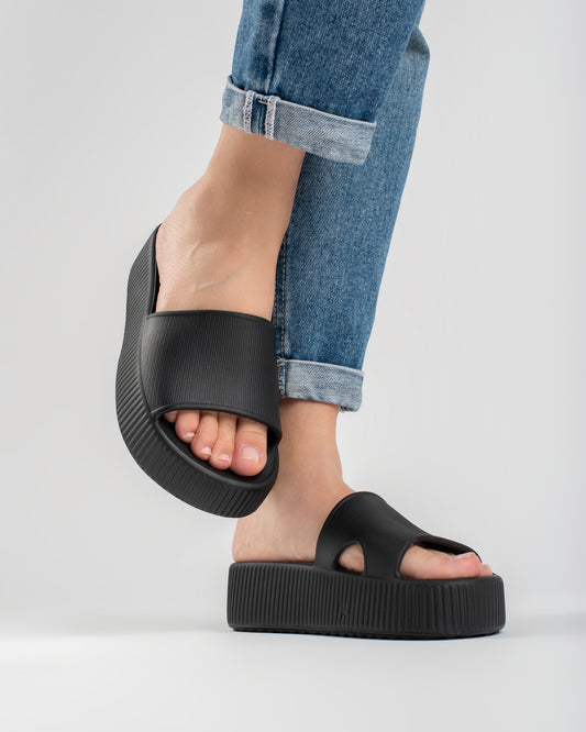 Black Pillow Chinelo Slide Tamanco Feminino