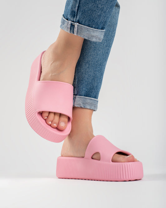Baby Pink Pillow Chinelo Slide Tamanco Feminino