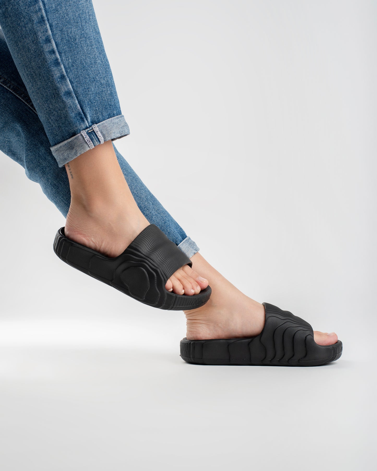 Black 3D Chinelo Slide Feminino