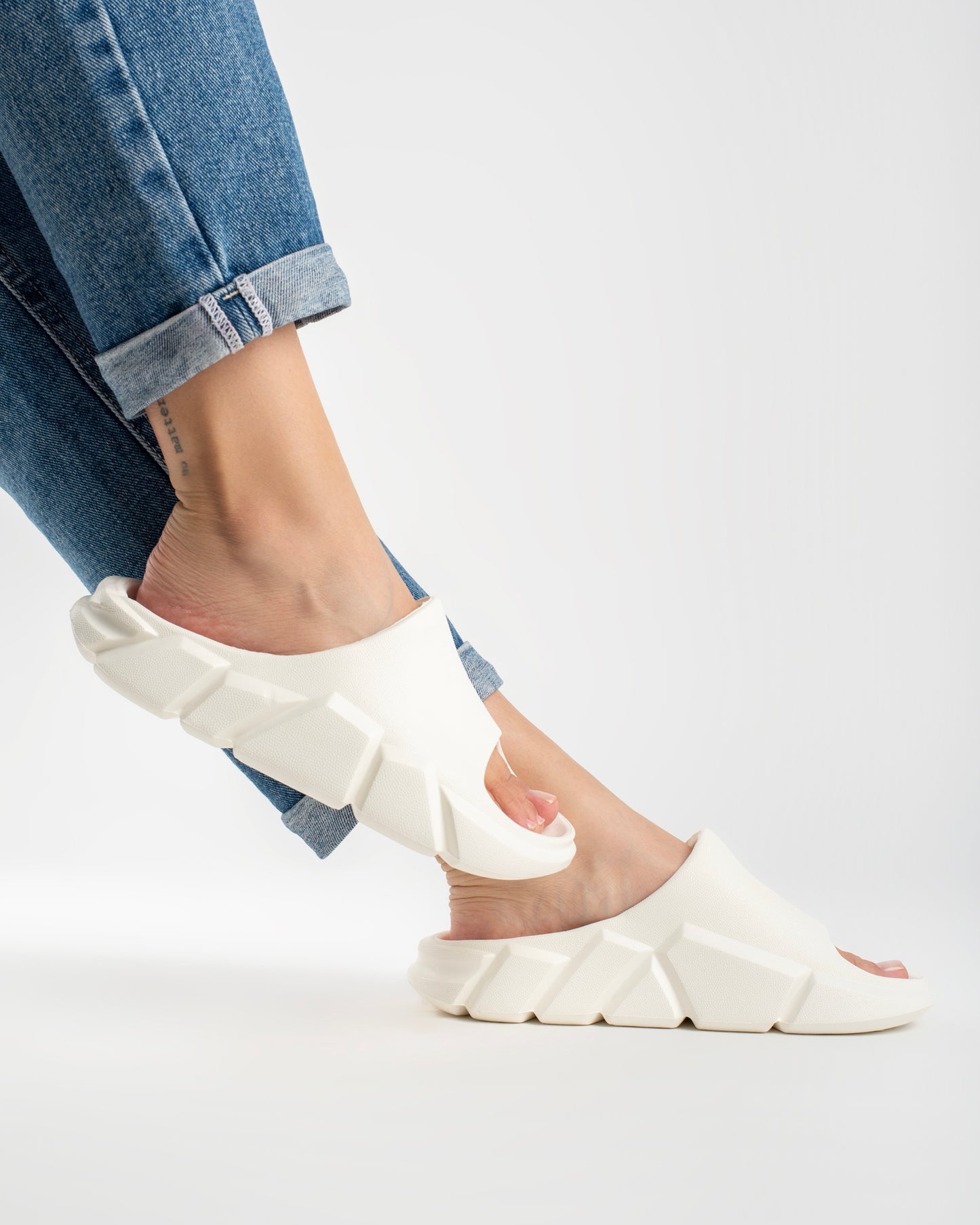 White Gravix Chinelo Slide Feminino