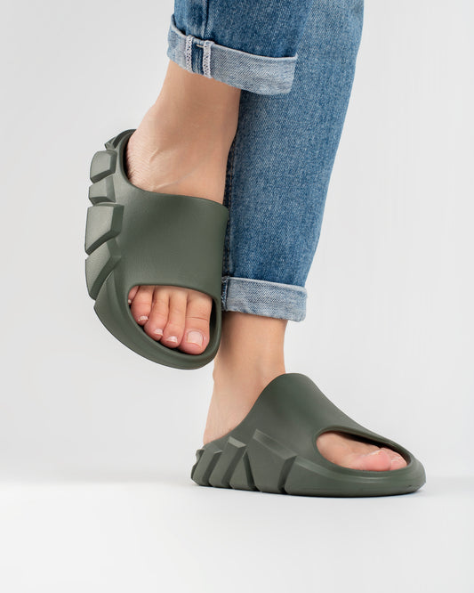 Green Gravix Chinelo Slide Feminino