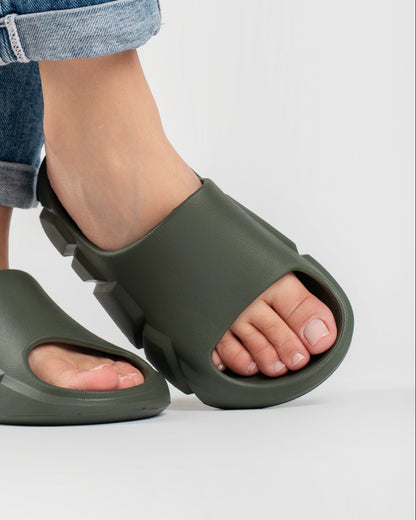 Green Gravix Chinelo Slide Feminino