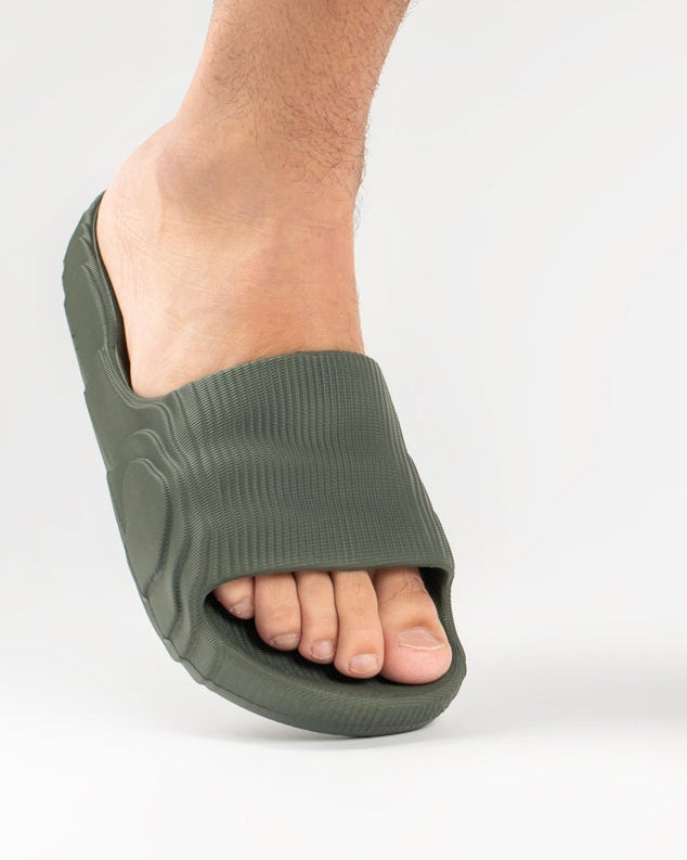Green 3D Chinelo Slide Masculino